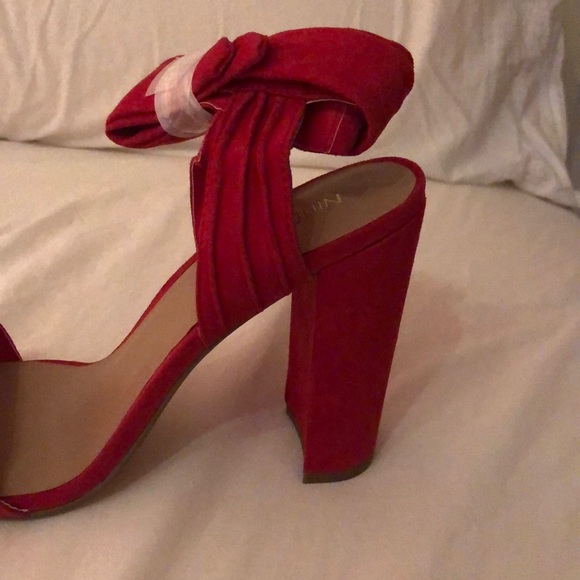 Nine West Red Heels - Picture 5 of 6
